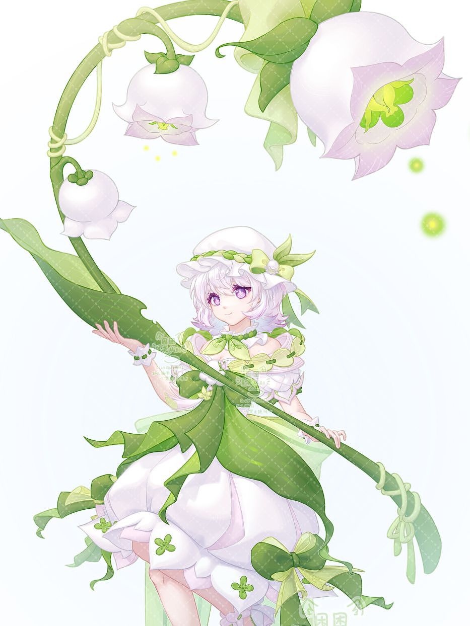 【铃兰拟人】在曼奇的毕设oc🌿