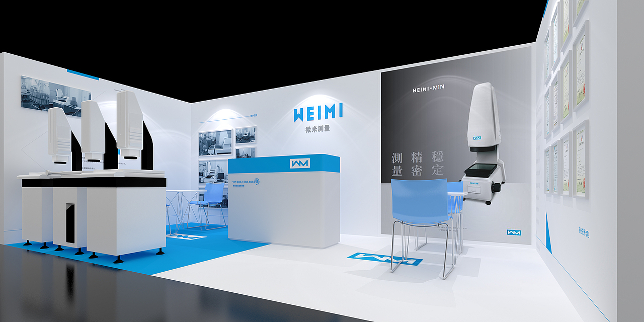 微米展板设计（图ZOTQ3ODM1MzI=） - 展陈设计 - 站酷设计师cbd设计原创素材 - 站酷ZCOOL