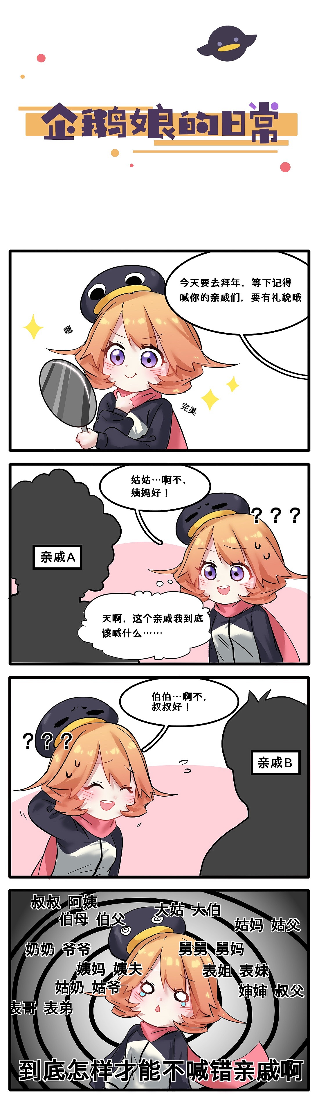 【每周更新】腾讯动漫《企鹅娘的日常》条漫第二期