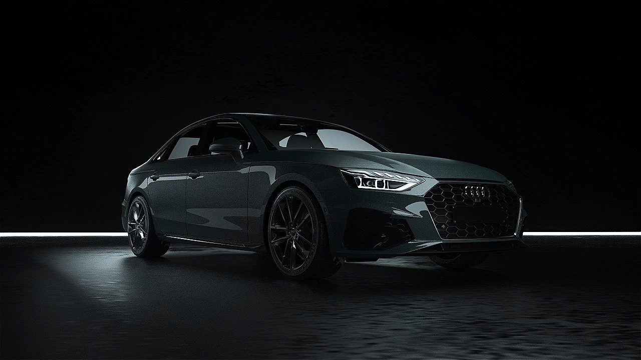 汽车扫光动画案例