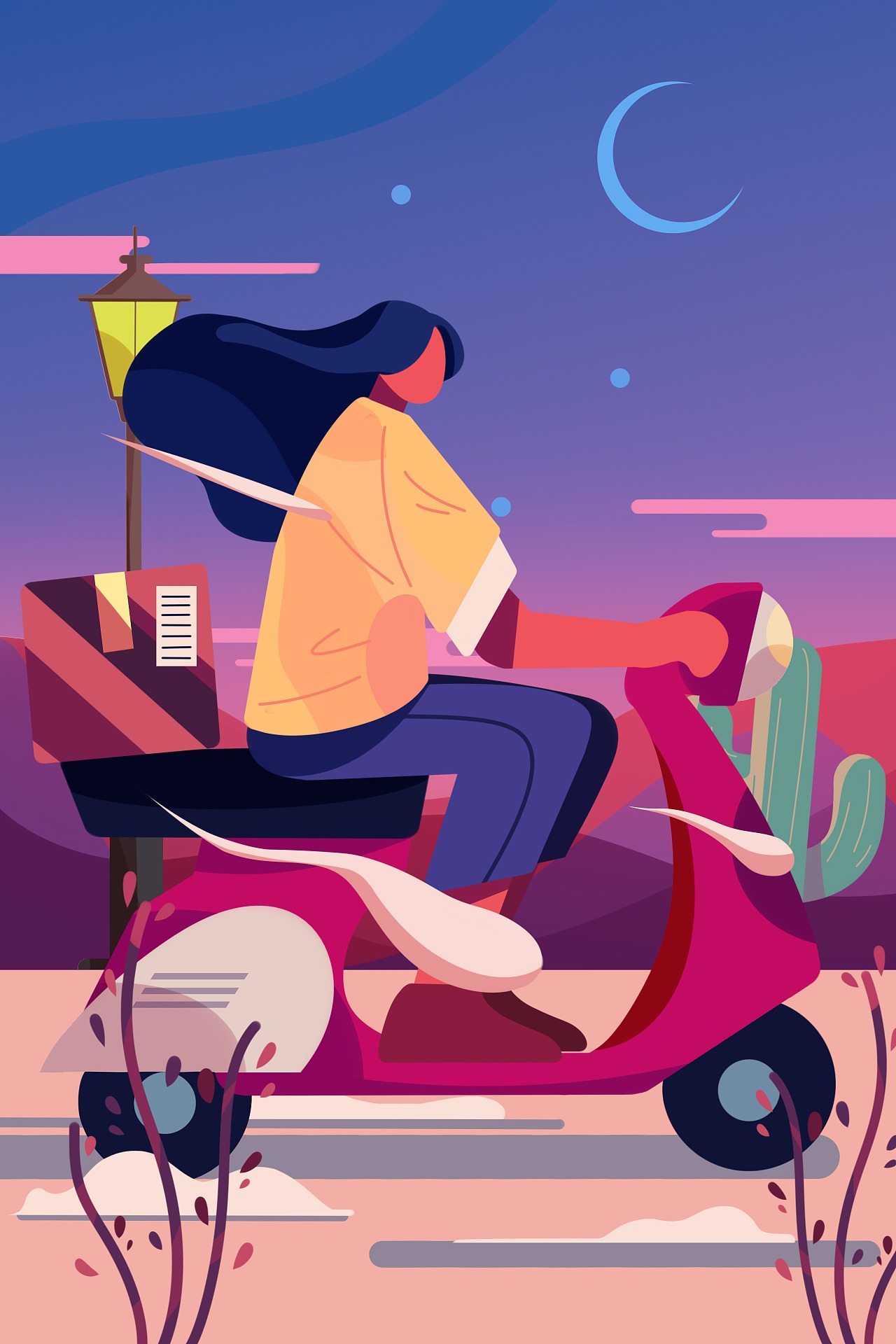 扁平风插画|插画|商业插画|z90942597 - 原创作品 - 站酷 (zcool)