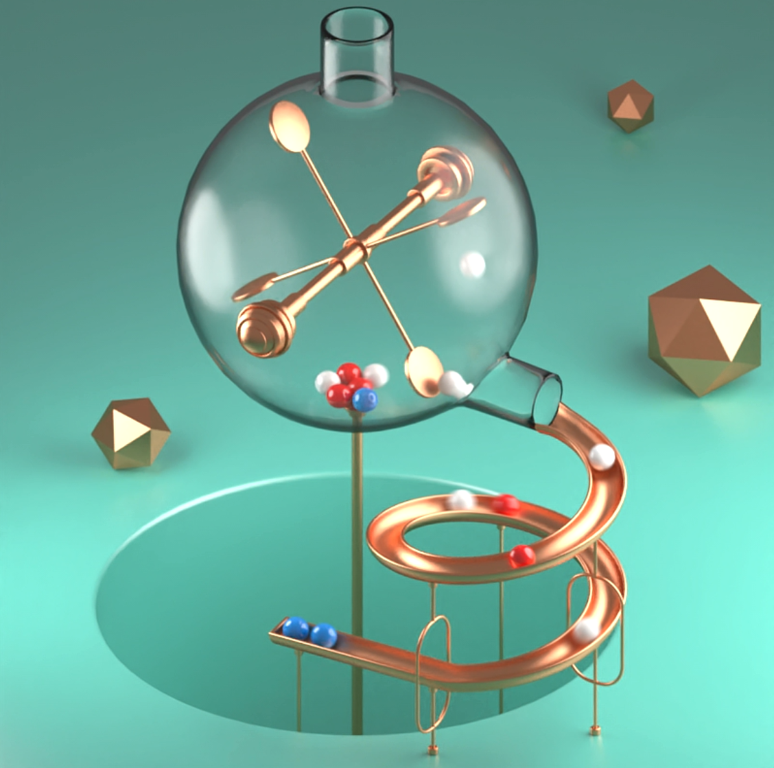 C4D-幸运玻璃球（图ZMjc4OTcxMTU2） - 场景 - 站酷设计师上班喝可乐原创素材 - 站酷ZCOOL