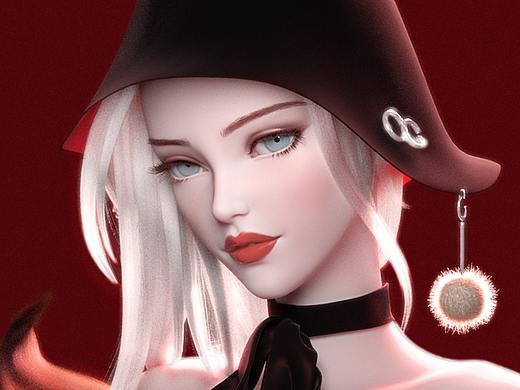 《穿晚礼服的女孩》