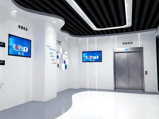 一个落地的展厅设计稿
