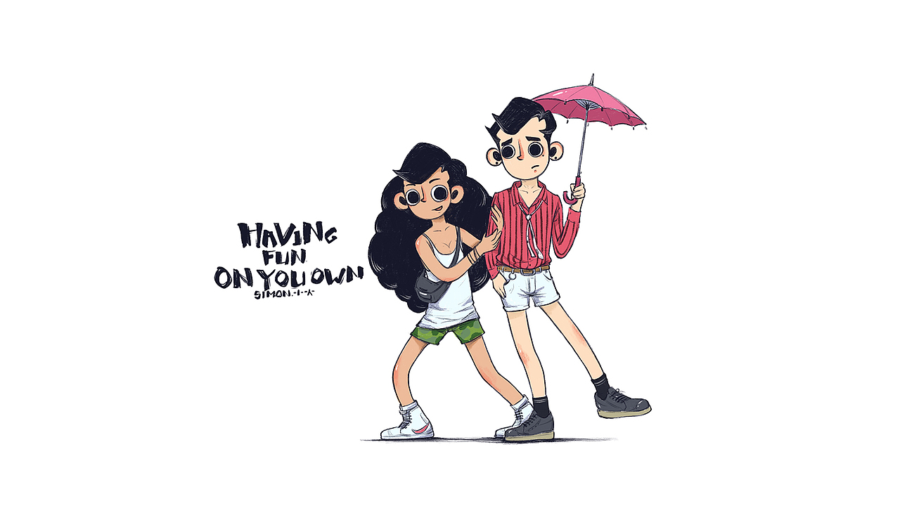 《Jenny & Paul》第一弹（图ZMTI2NDg5OTU2） - 商业插画 - 站酷设计师Simon小火原创素材 - 站酷ZCOOL