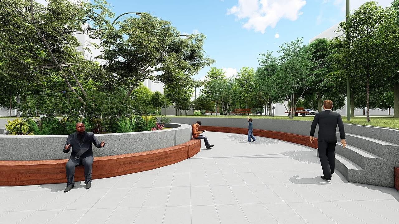 "场所精神"——校园文化主题广场景观设计