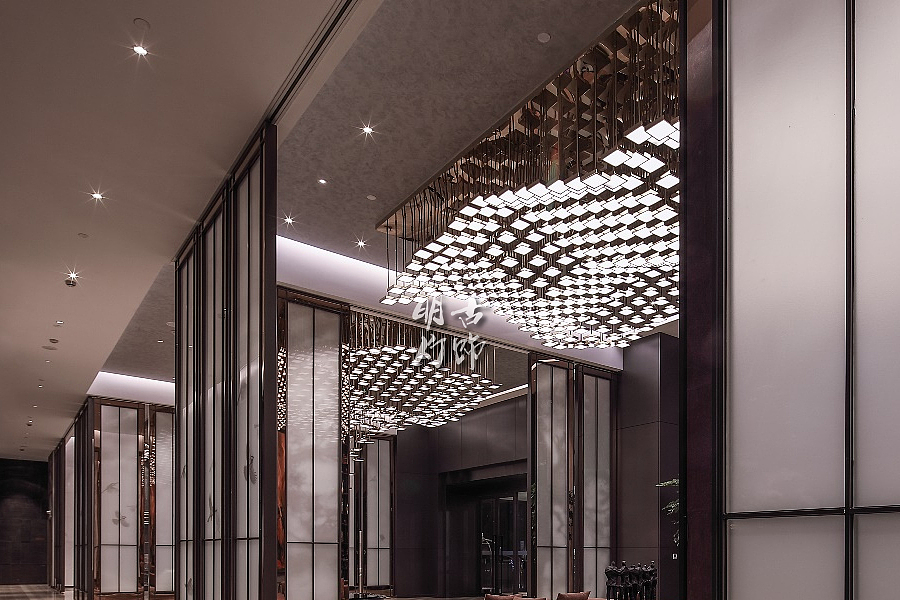 酒店大堂后现代吊灯定制（图ZMjM5ODQ0NjM2） - 家装设计 - 站酷设计师明古灯饰定制图库原创素材 - 站酷ZCOOL