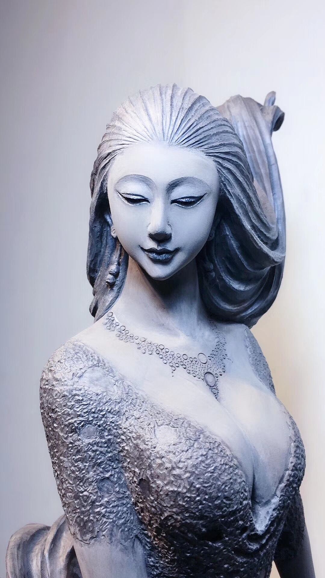 乌木雕刻美女木雕绝代佳人