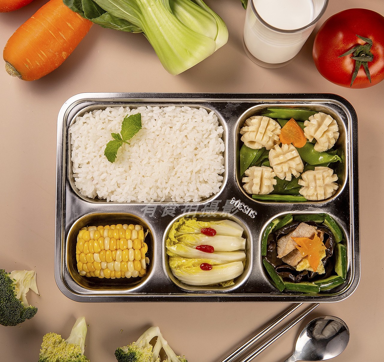 深圳食品美食摄影--学生团餐拍摄