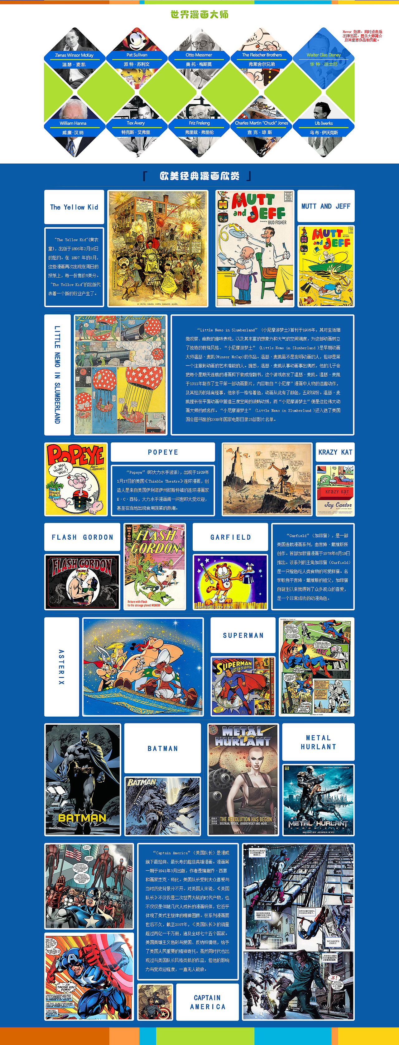 欧美动漫简介（图ZMzE5OTg1NTY=） - 其他网页 - 站酷设计师peripo原创素材 - 站酷ZCOOL