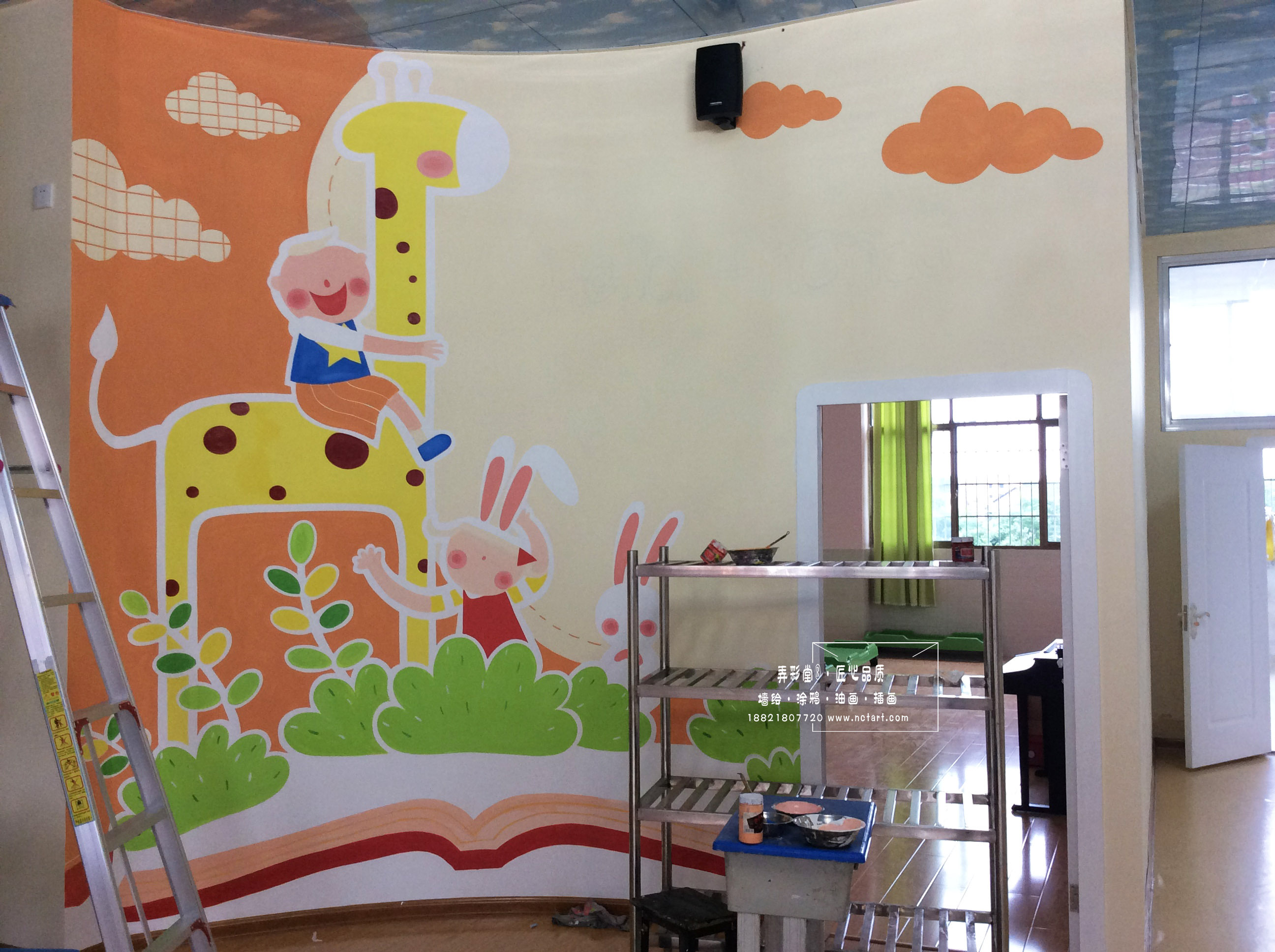 幼儿园教室墙面布置效果图_土巴兔装修效果图