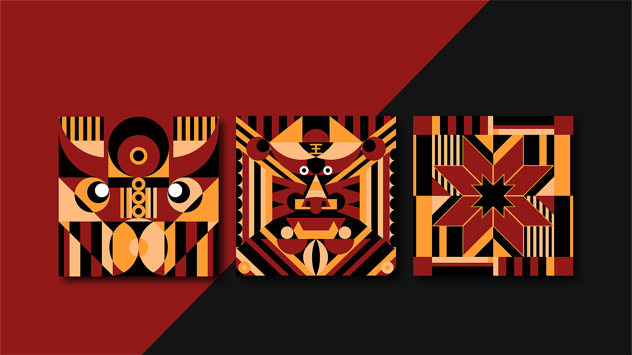 《云彝异绣》—云南石林彝族—民族刺绣图案文创设计