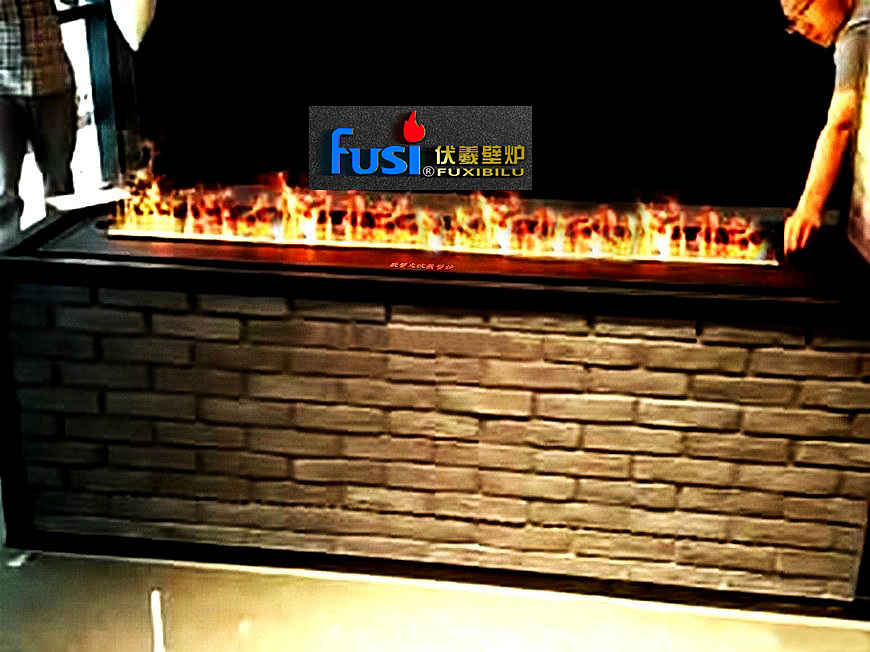 电视背景墙伏羲雾化壁炉3d火焰LED仿真壁炉篝火炉效果（图ZMTgzMTQ2NzQ0） - 景观设计 - 站酷设计师伏羲壁炉原创素材 - 站酷ZCOOL