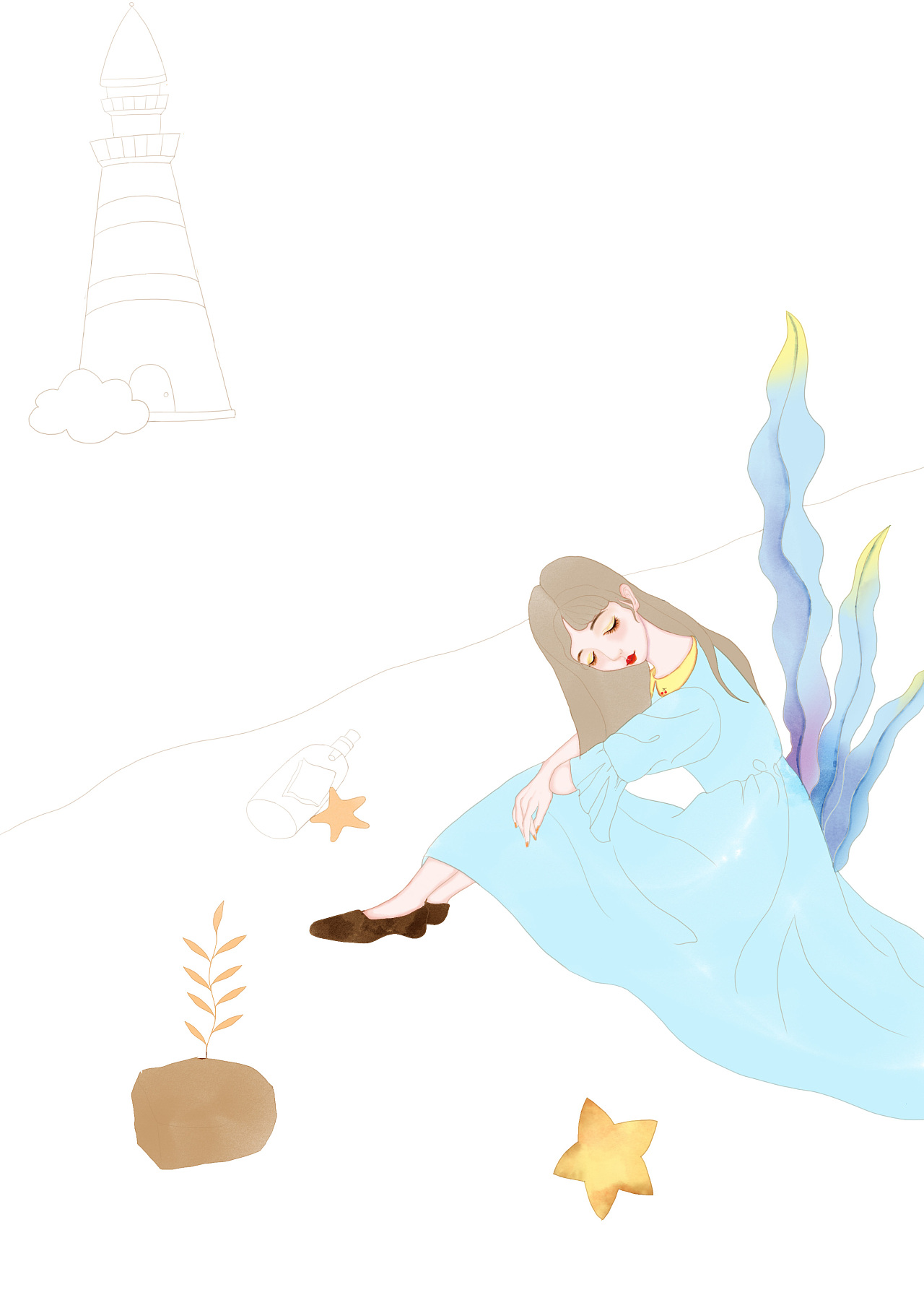 思念|插画|商业插画|花花花大官人 - 原创作品 - 站酷 (zcool)