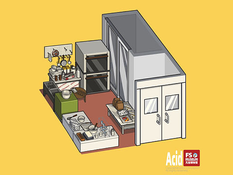 ACID小猫咖啡店的后厨
