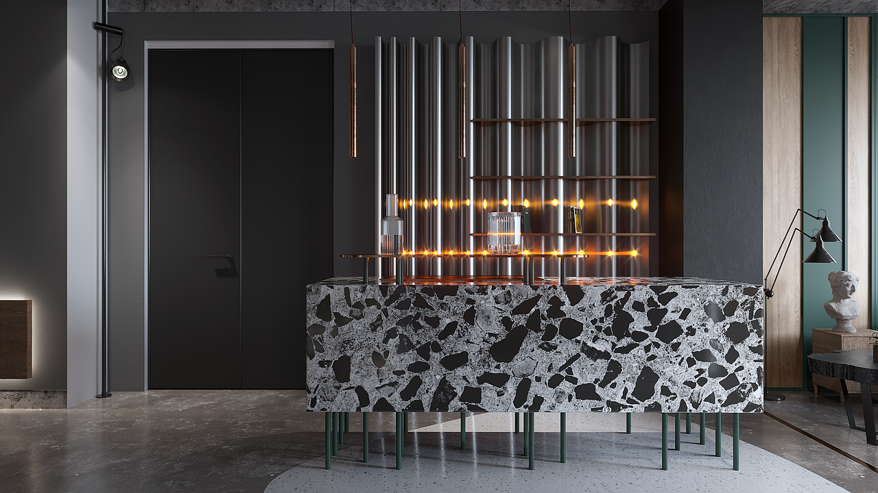 工裝餐廳表現(xiàn)（圖ZMjUxNzE0MTEy） - 酒店餐飲設(shè)計 - 站酷設(shè)計師小江大浪原創(chuàng)素材 - 站酷ZCOOL