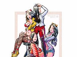 重画3年前的几张心情小图2