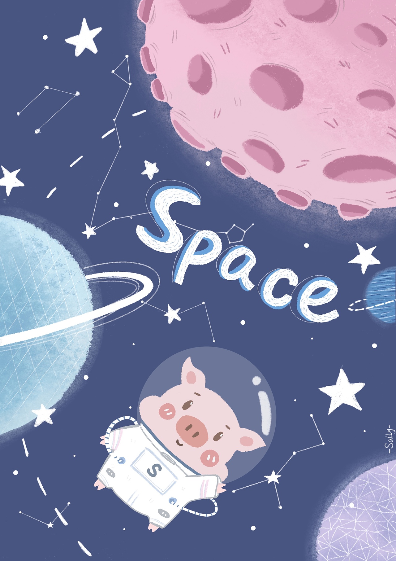 萌萌猪的太空旅行.