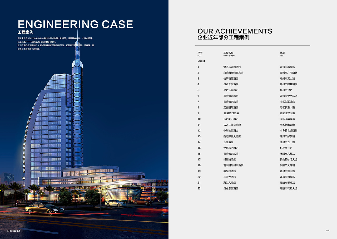 百川酒店家具画册项目