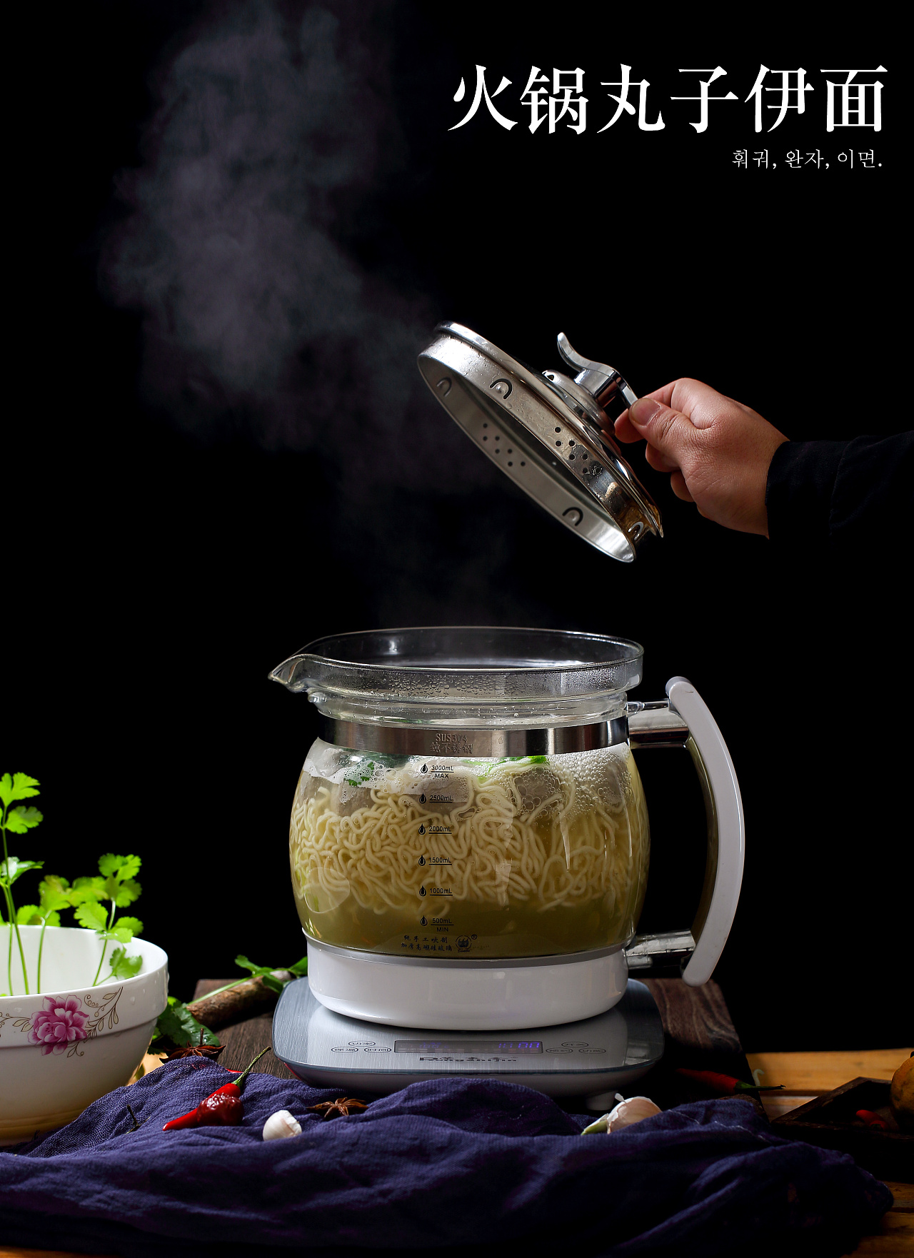 荣事金养生壶大容量煮面火锅丸子