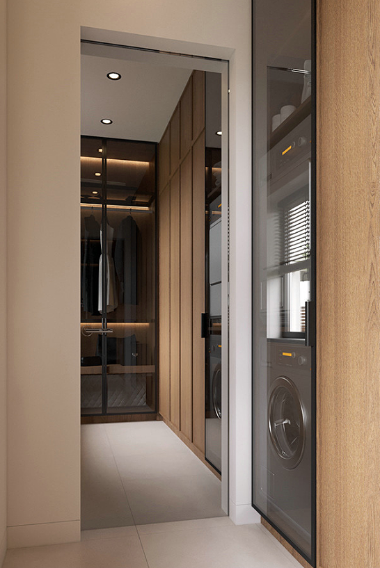 170㎡原木+橙色 时尚与宁静的想碰撞!