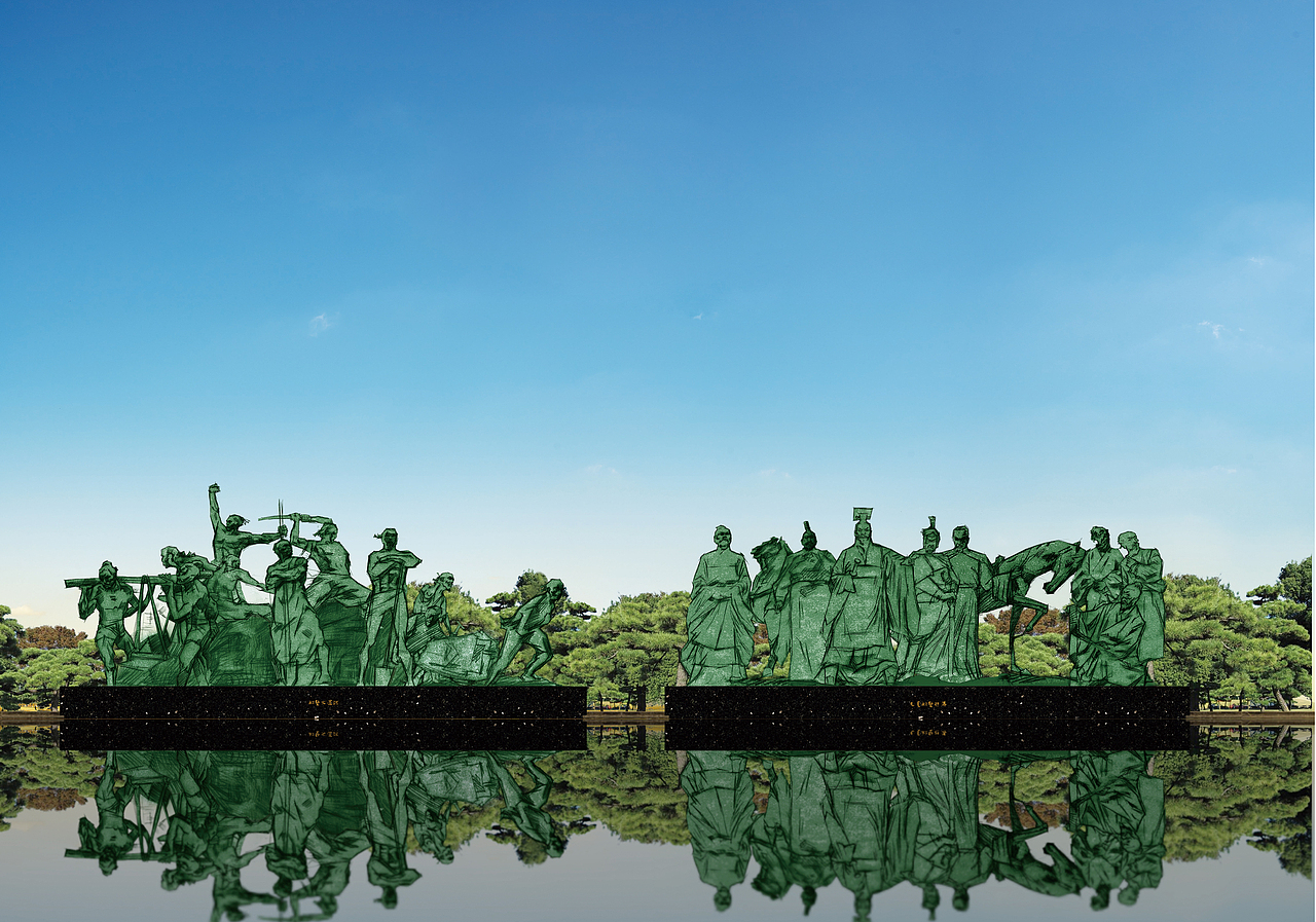 雕塑设计效果图（图ZNjk2NjU4NzY=） - 景观设计 - 站酷设计师周尚设计原创素材 - 站酷ZCOOL