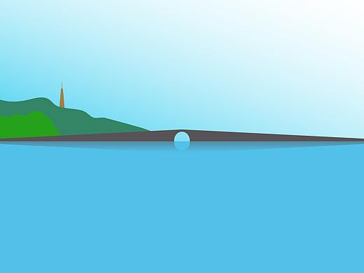 西湖断桥五景
