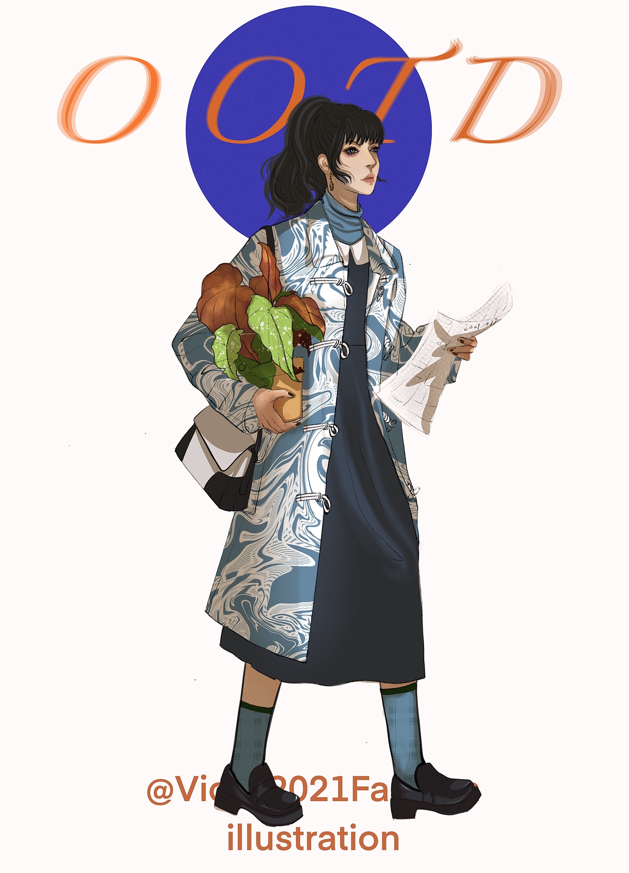 我和3年前站酷发现的宝藏男孩学画画了-孙无力潮流插画