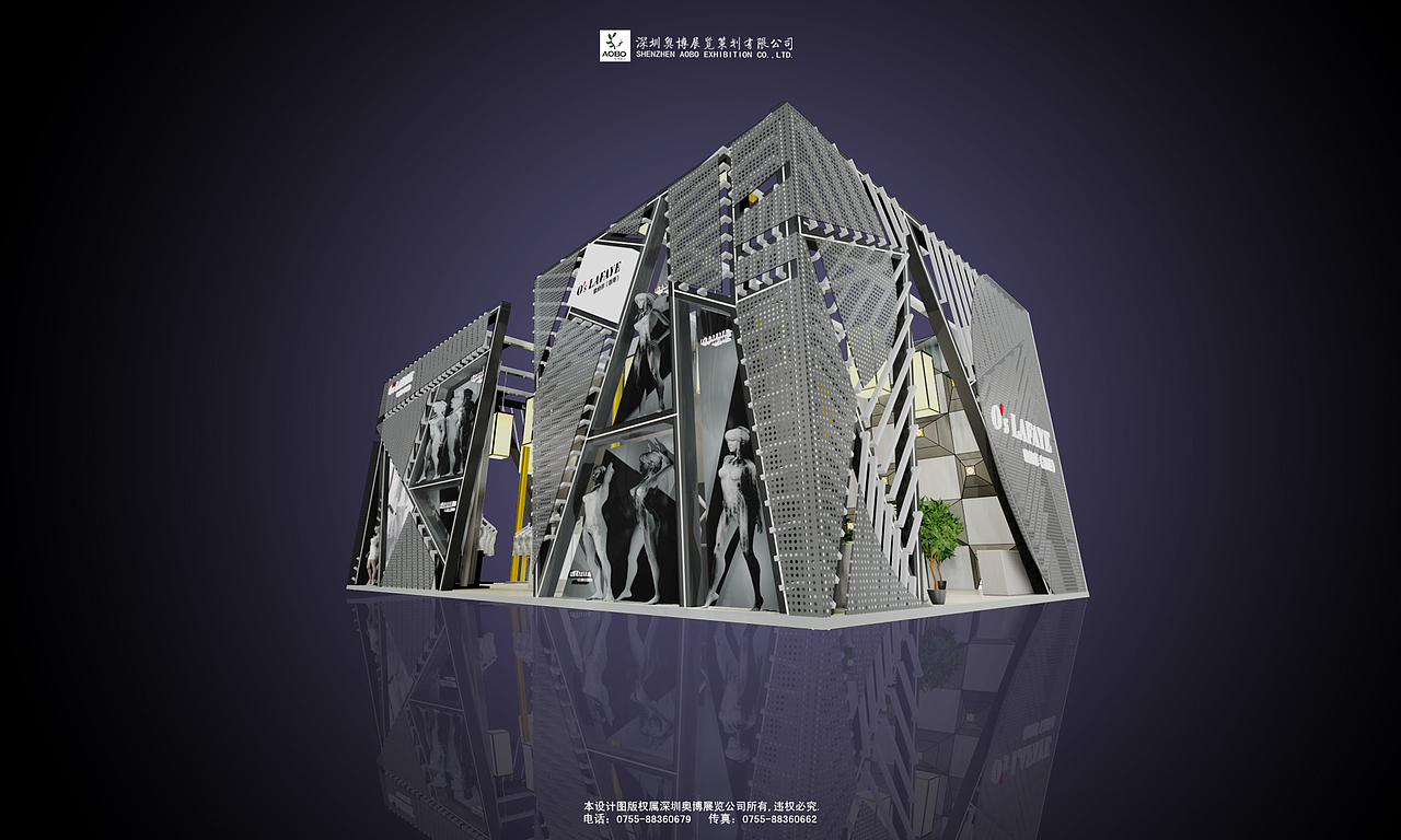 展位方案设计（图ZNDU3MjY4MA==） - 其他三维 - 站酷设计师_aisin_原创素材 - 站酷ZCOOL