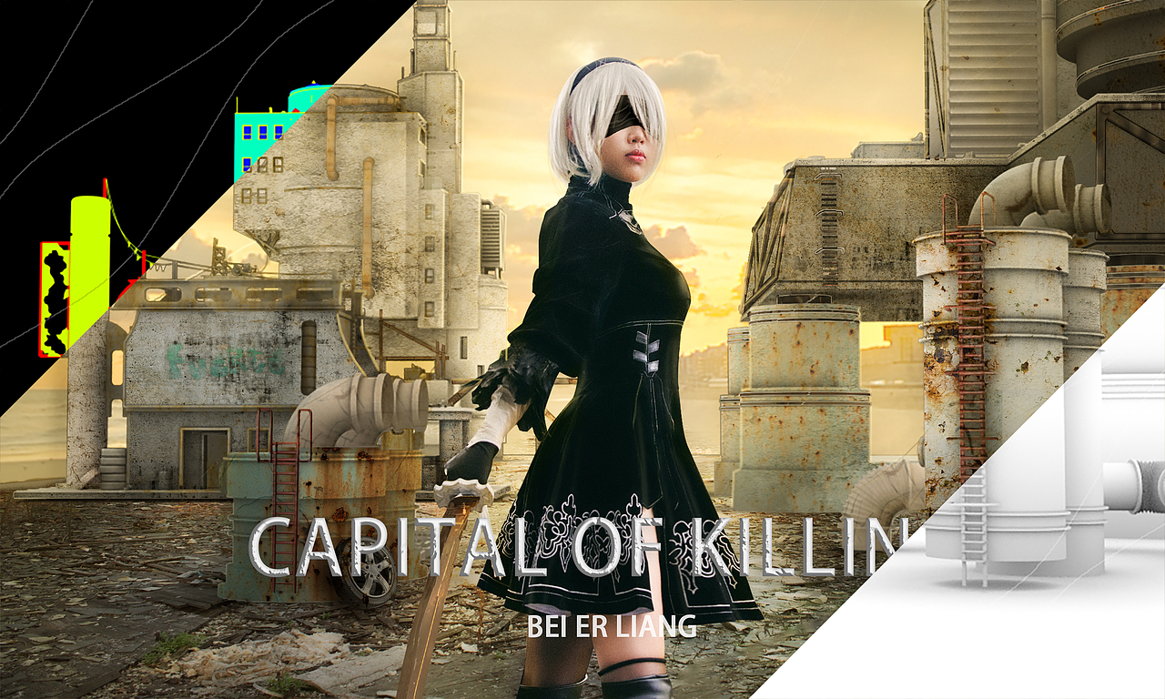 C4D＋PS练习（图ZMjQxOTk5MjY4） - 海报 - 站酷设计师倍儿亮PS合成原创素材 - 站酷ZCOOL