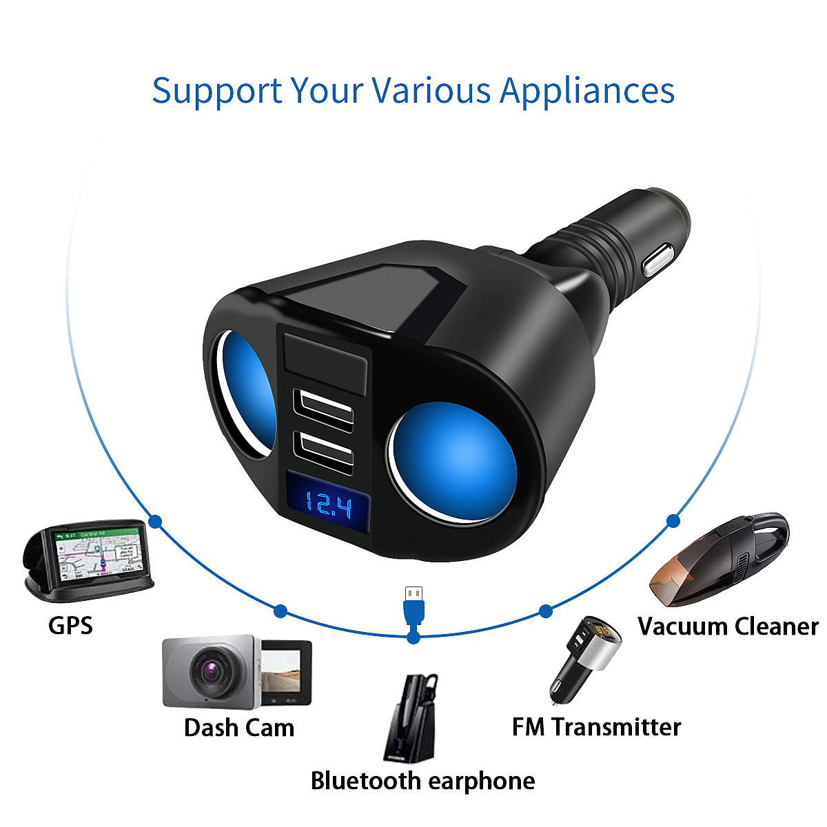 C1S车载充电器（图ZMTI4MDI3OTc2） - 电子产品 - 站酷设计师没感觉_lxm原创素材 - 站酷ZCOOL