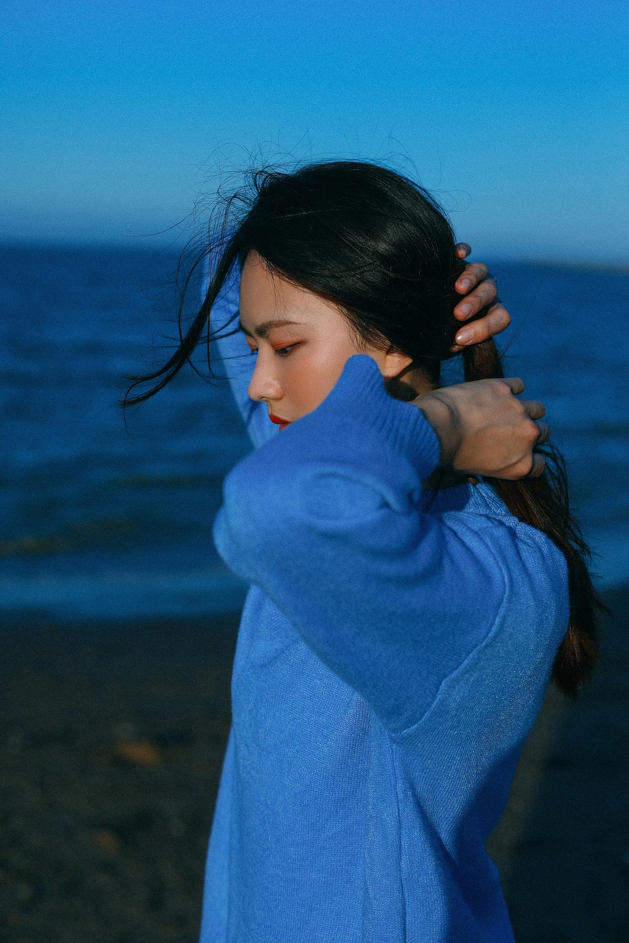 今天晚霞温柔 风也醉人（图ZMjM3ODkwNzcy） - 人像摄影 - 站酷设计师银儿漂漂原创素材 - 站酷ZCOOL