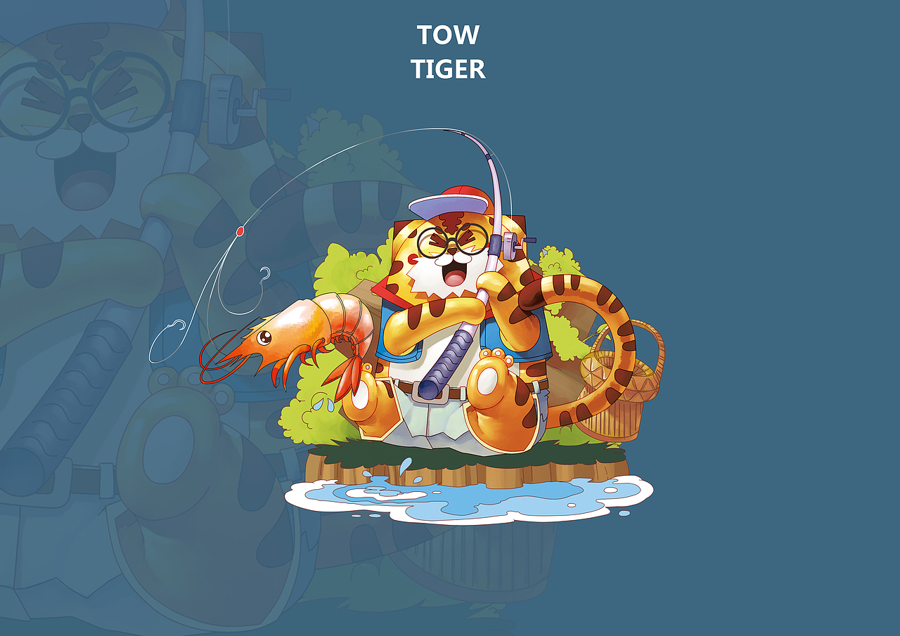 TOW TIGER（图ZMTQwNDU2NDYw） - 商业插画 - 站酷设计师第lucky原创素材 - 站酷ZCOOL