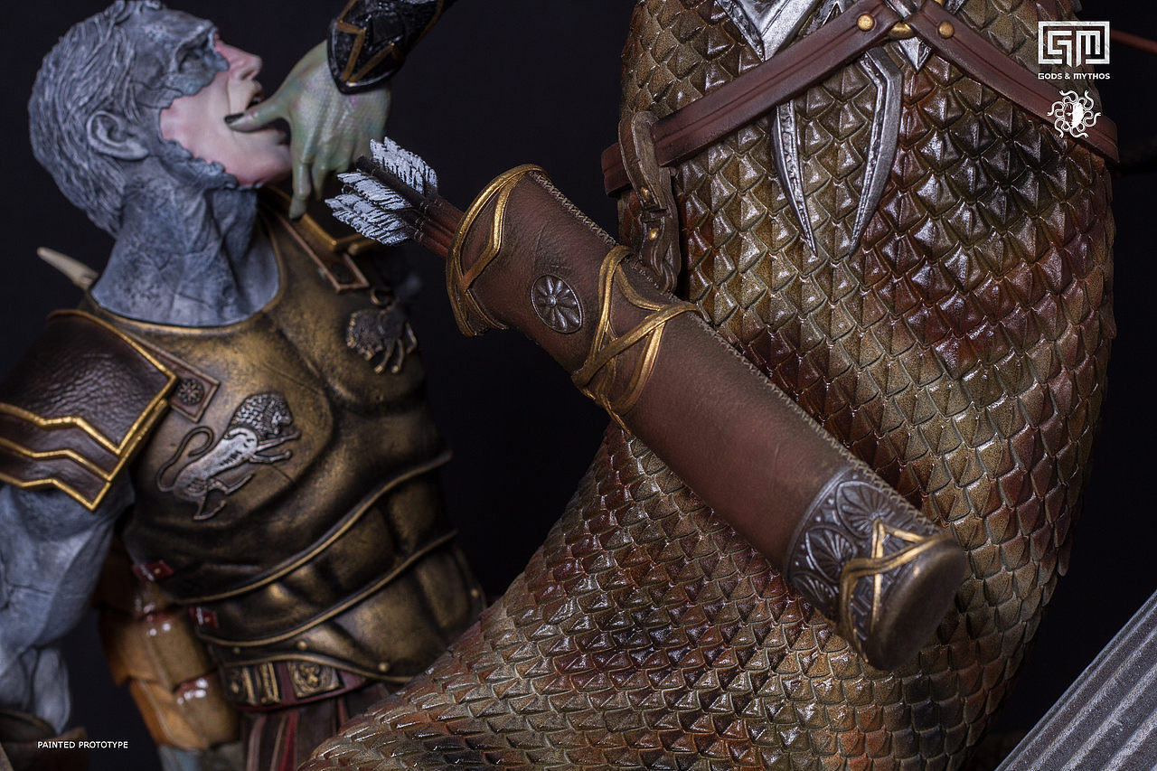 Gods and Mythos 古希腊神话:蛇发女妖 美杜莎 雕像