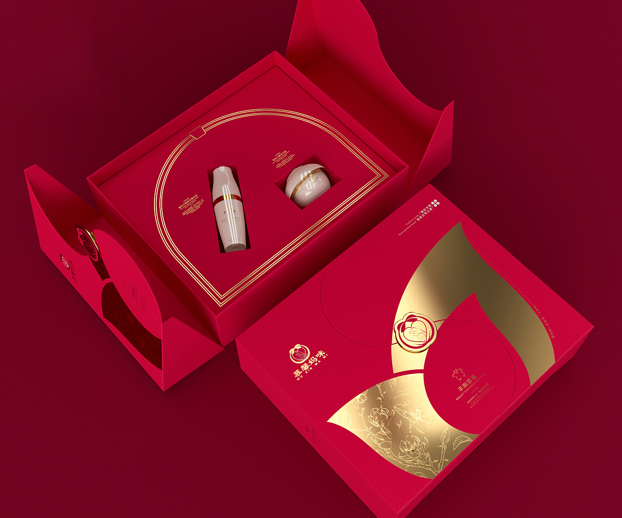 慕馨妈咪-丰胸套盒（图ZMjM5MDAyMzY4） - 包装 - 站酷设计师繁星FAN设计原创素材 - 站酷ZCOOL