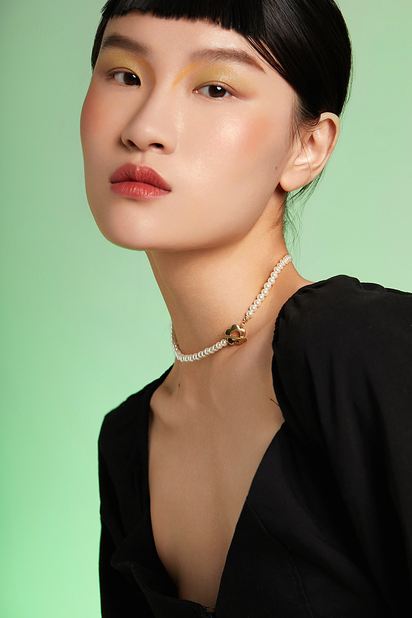 饰品拍摄|东方的柔美|妆面摄影