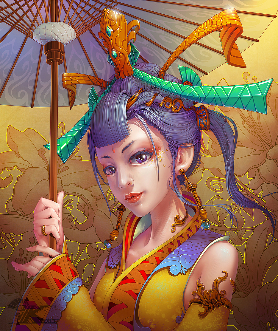 娇（图ZMTg0Mjc0NDIw） - 游戏原画 - 站酷设计师kevin1215原创素材 - 站酷ZCOOL