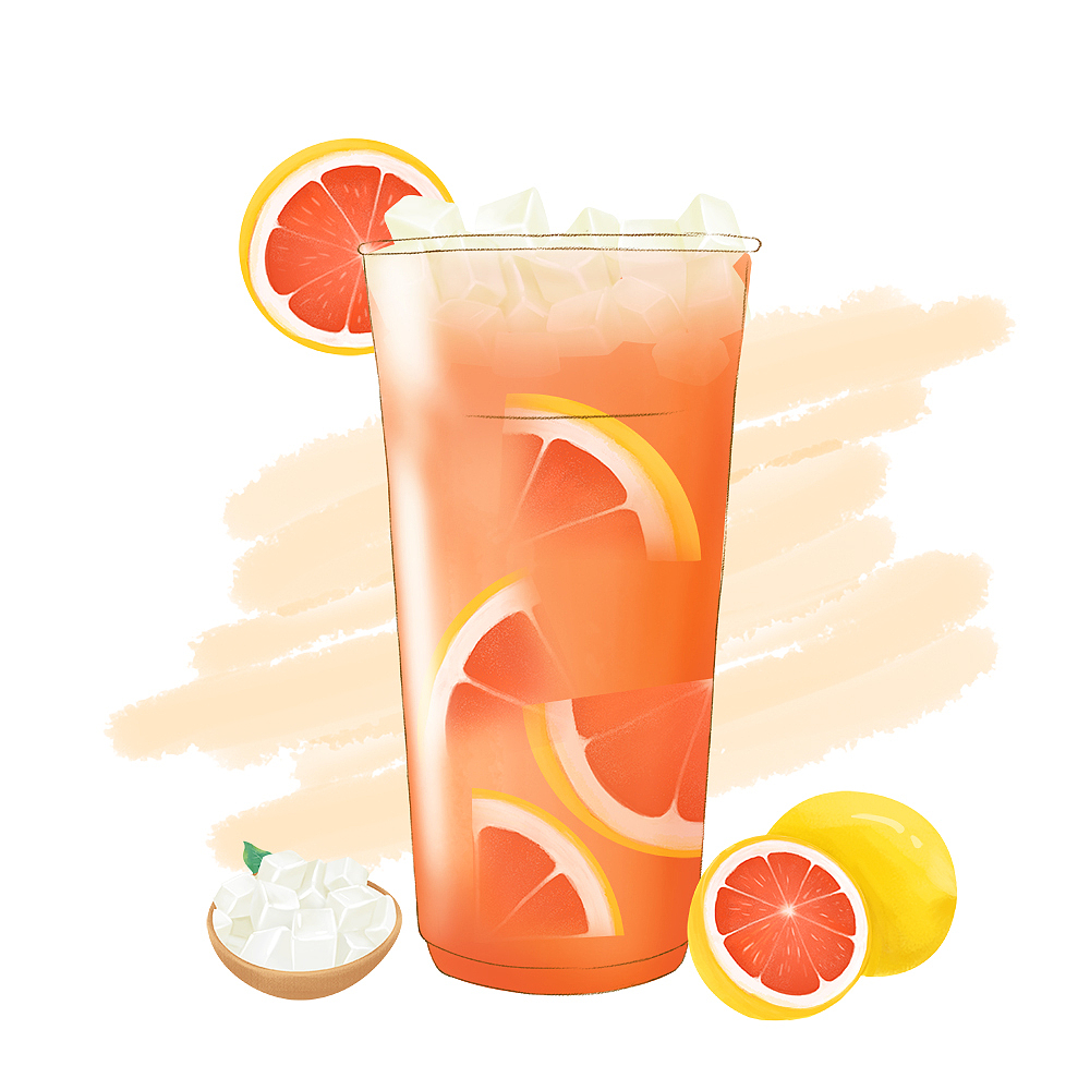 近期给奶茶品牌画的一些奶茶宣传图片