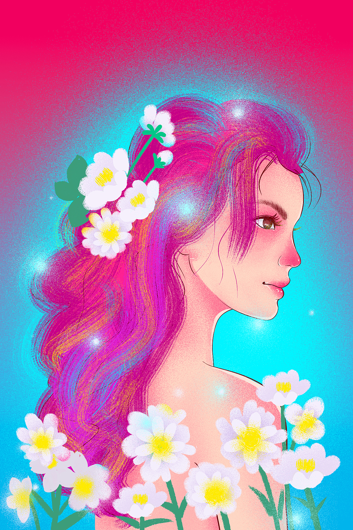 每幅画的背后,不管是临时起意还是深深的构思,以及所呈现的画面感,都是充满来变数,而我所能做的,就是不断向前,多尝试,多画,向各位大佬靠近。