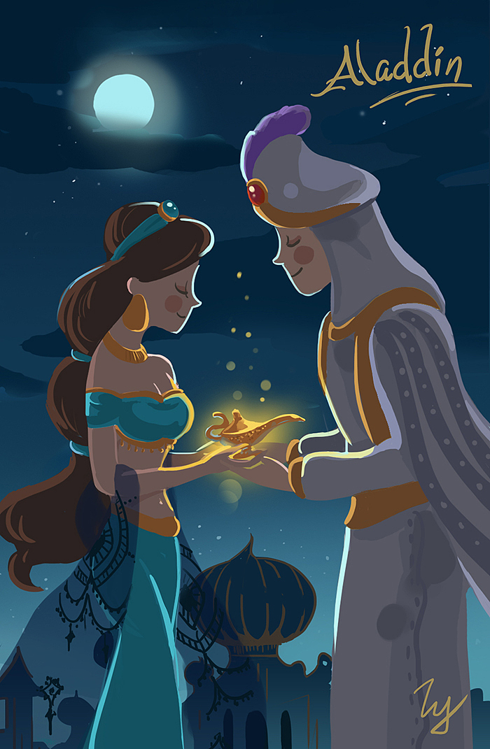 阿拉丁插画