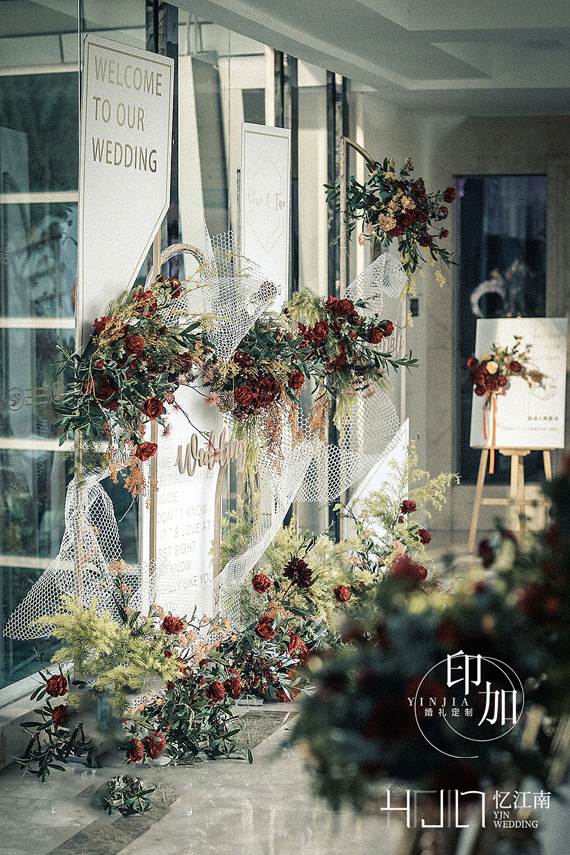 红色花艺搭配白色大理石风格仙气婚礼（图ZMTc1NDgyNDM2） - 人文/纪实摄影 - 站酷设计师印加wedding原创素材 - 站酷ZCOOL