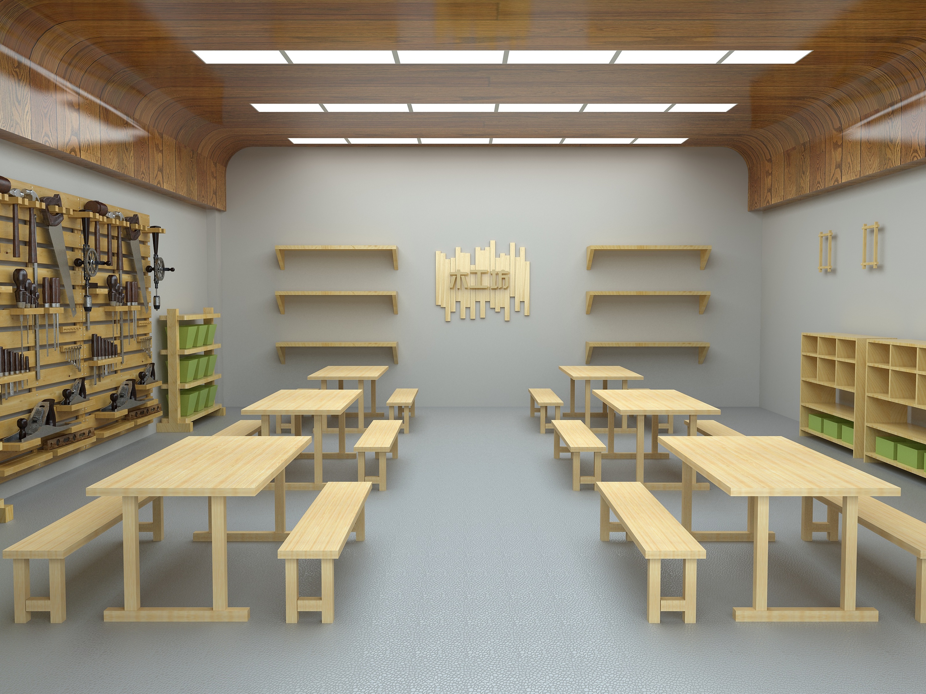 幼儿园教室_室内空间设计|空间|家装设计|再作餐饮品牌设计 - 原创作品 - 站酷 (ZCOOL)