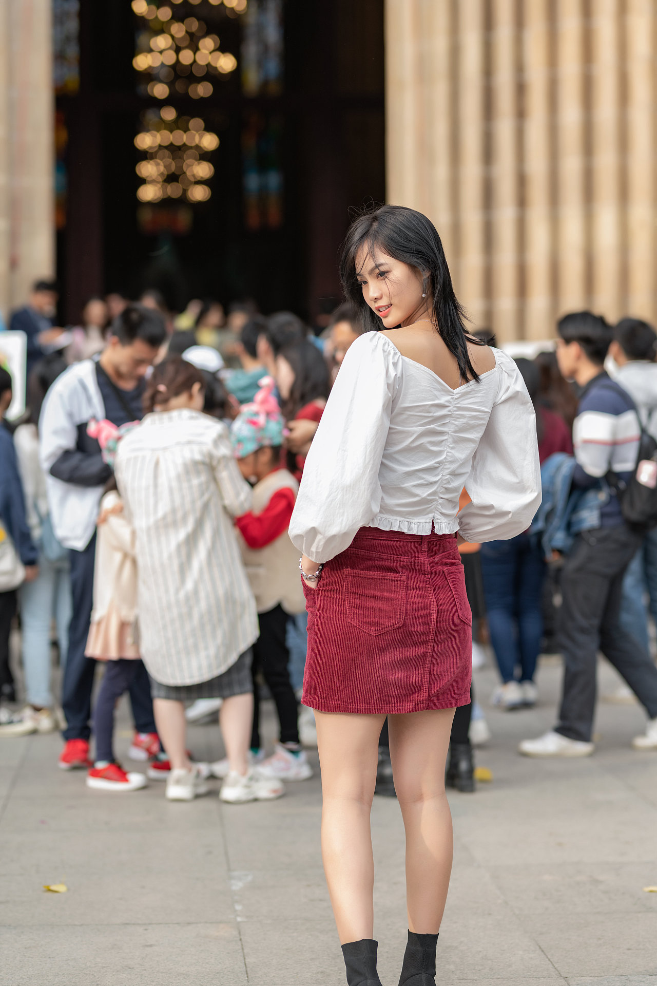 人群中 出镜:京京|摄影|人像摄影|开心的雪糕 - 原创作品 - 站酷