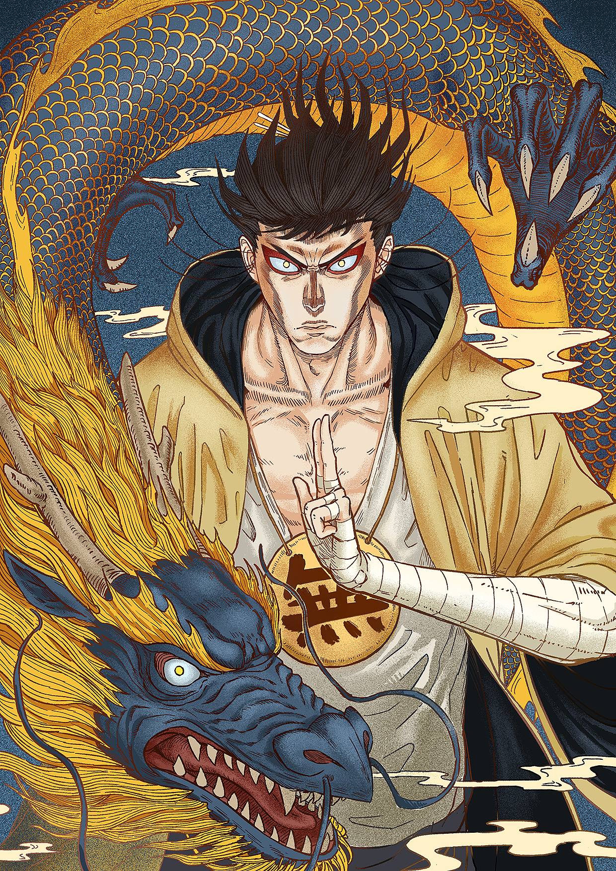 《天师无门》（图ZMTU2NzE2MjY4） - 商业插画 - 站酷设计师不正crook原创素材 - 站酷ZCOOL