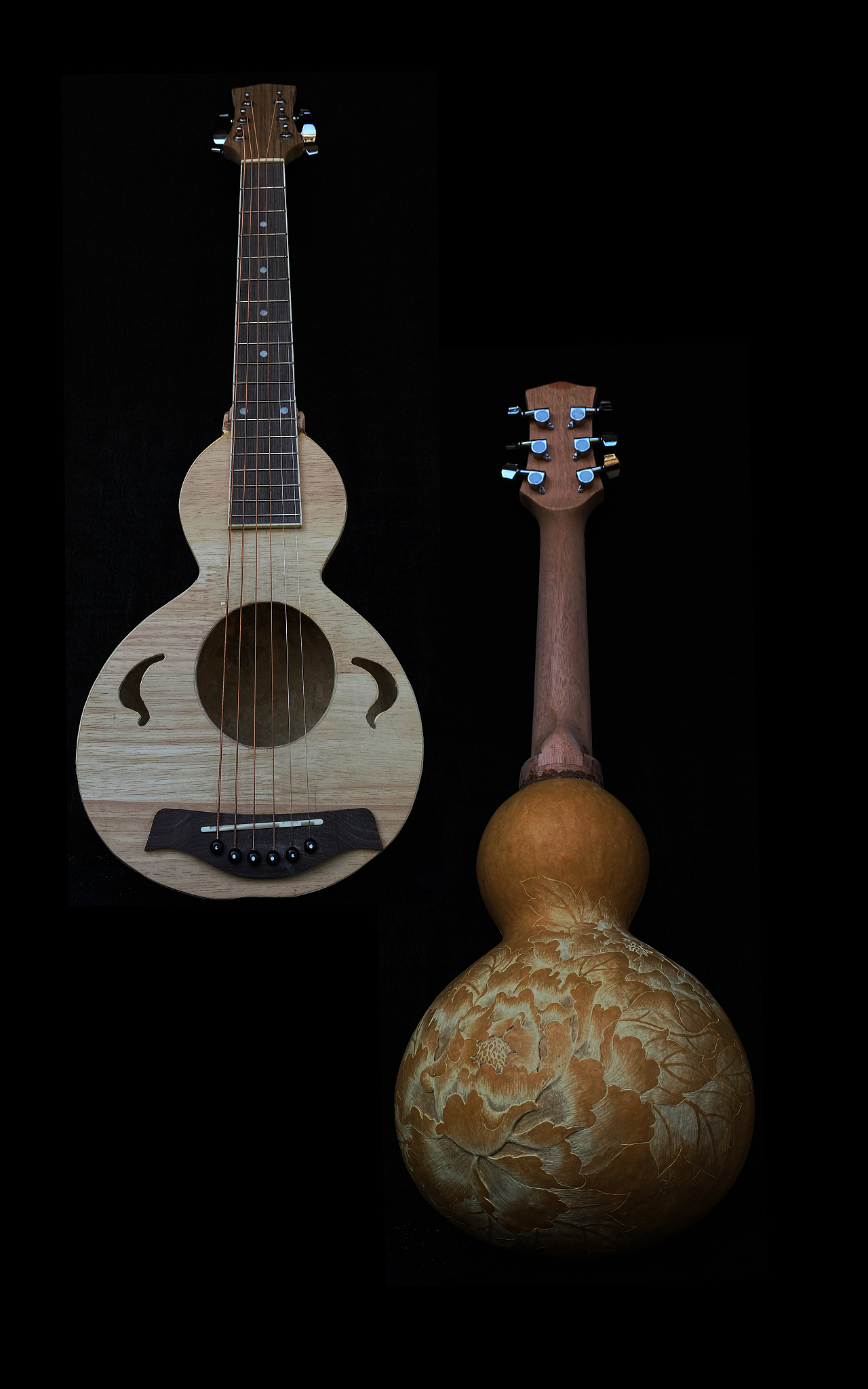 葫芦吉他（图ZMjQ3MDM5NDAw） - 工艺品设计 - 站酷设计师Z70479562原创素材 - 站酷ZCOOL