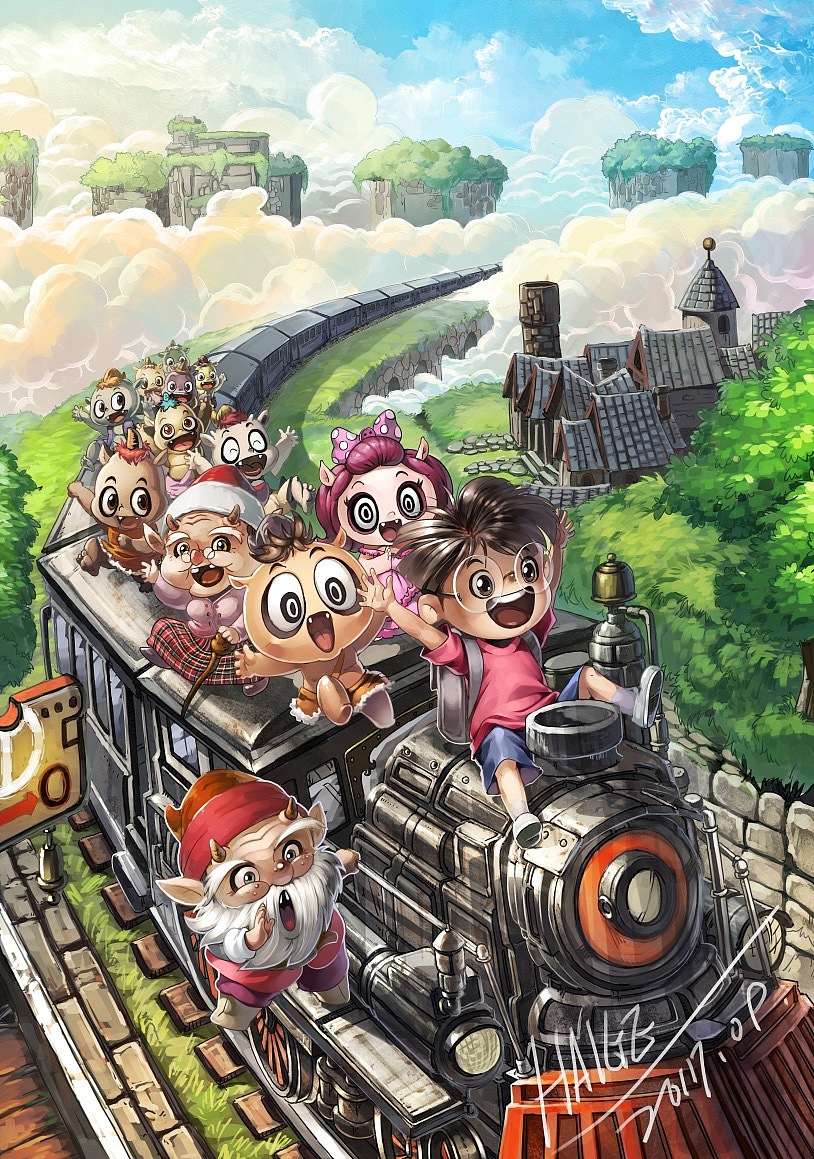 探险封面（图ZOTU4NTg3MzY=） - 商业插画 - 站酷设计师海哥插画原创素材 - 站酷ZCOOL