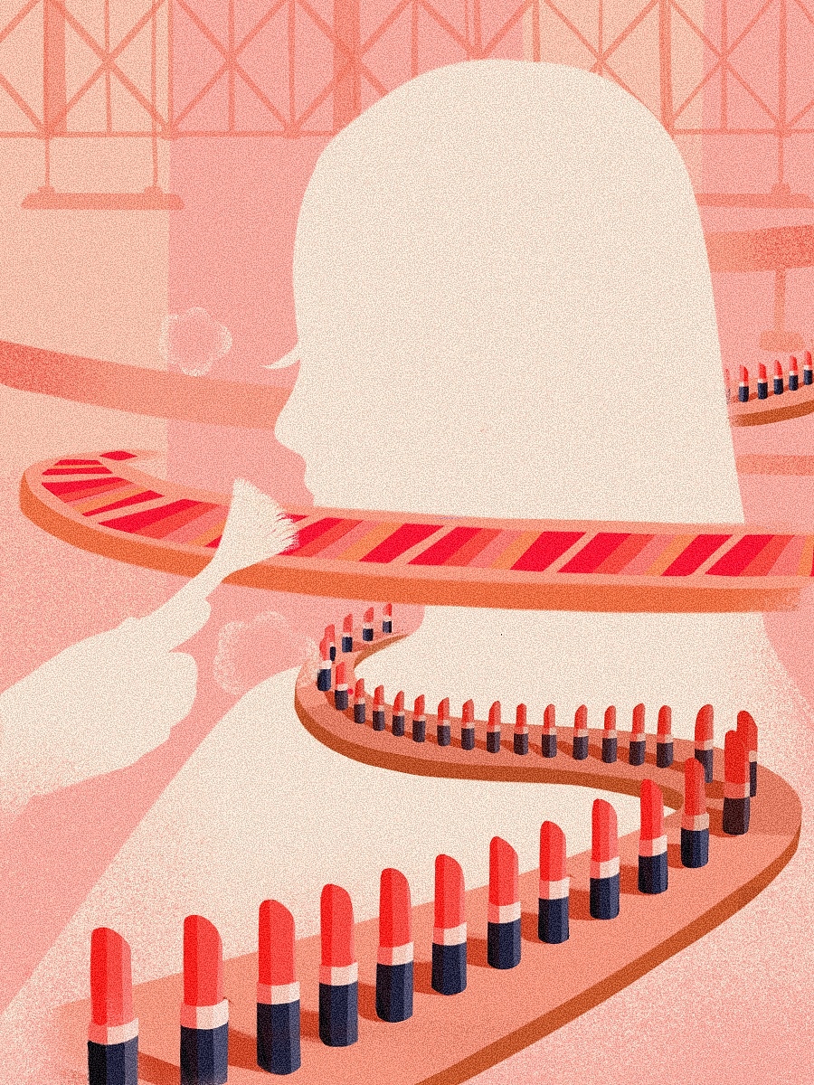 「插画」谁在定义女孩们的脸？（图ZMjYzMzc0OTQ0） - 商业插画 - 站酷设计师橘且FeliCJ原创素材 - 站酷ZCOOL
