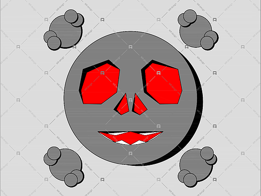 骷髅头小标志（个人主页-ZNjcyNzQ1NjA=） - 创作习作 - 站酷设计师Ranranouo原创素材 - 站酷ZCOOL