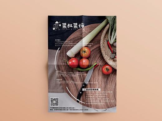 菜蔬菜婶宣传海报