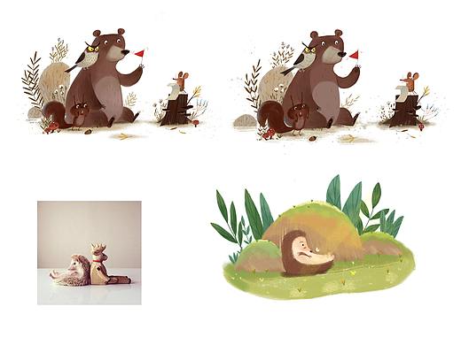 插画练习（个人主页-ZNDk2NjQ0NDQ=） - 艺术插画 - 站酷设计师小太阳茶原创素材 - 站酷ZCOOL